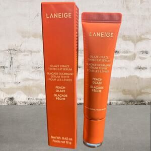 Laneige Glaze Craze Tinted Lip Serum in Peach Glaze NIB